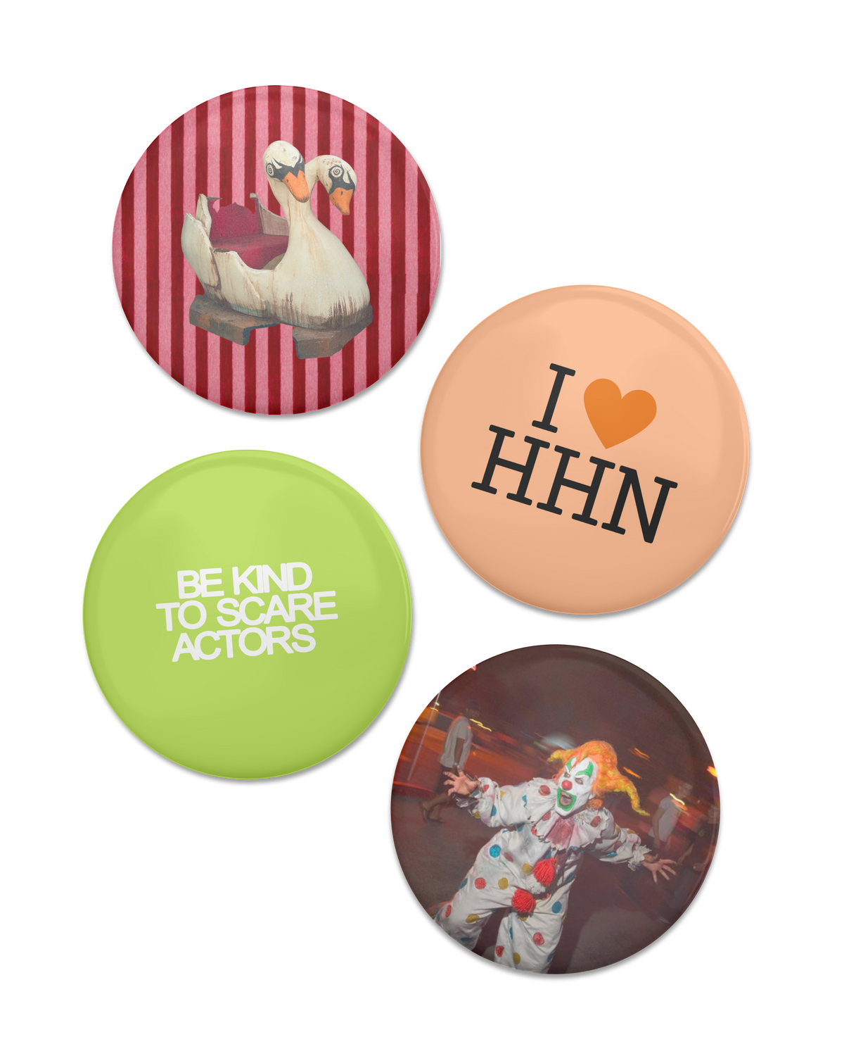 I Love Horror 2.25" Button Pack