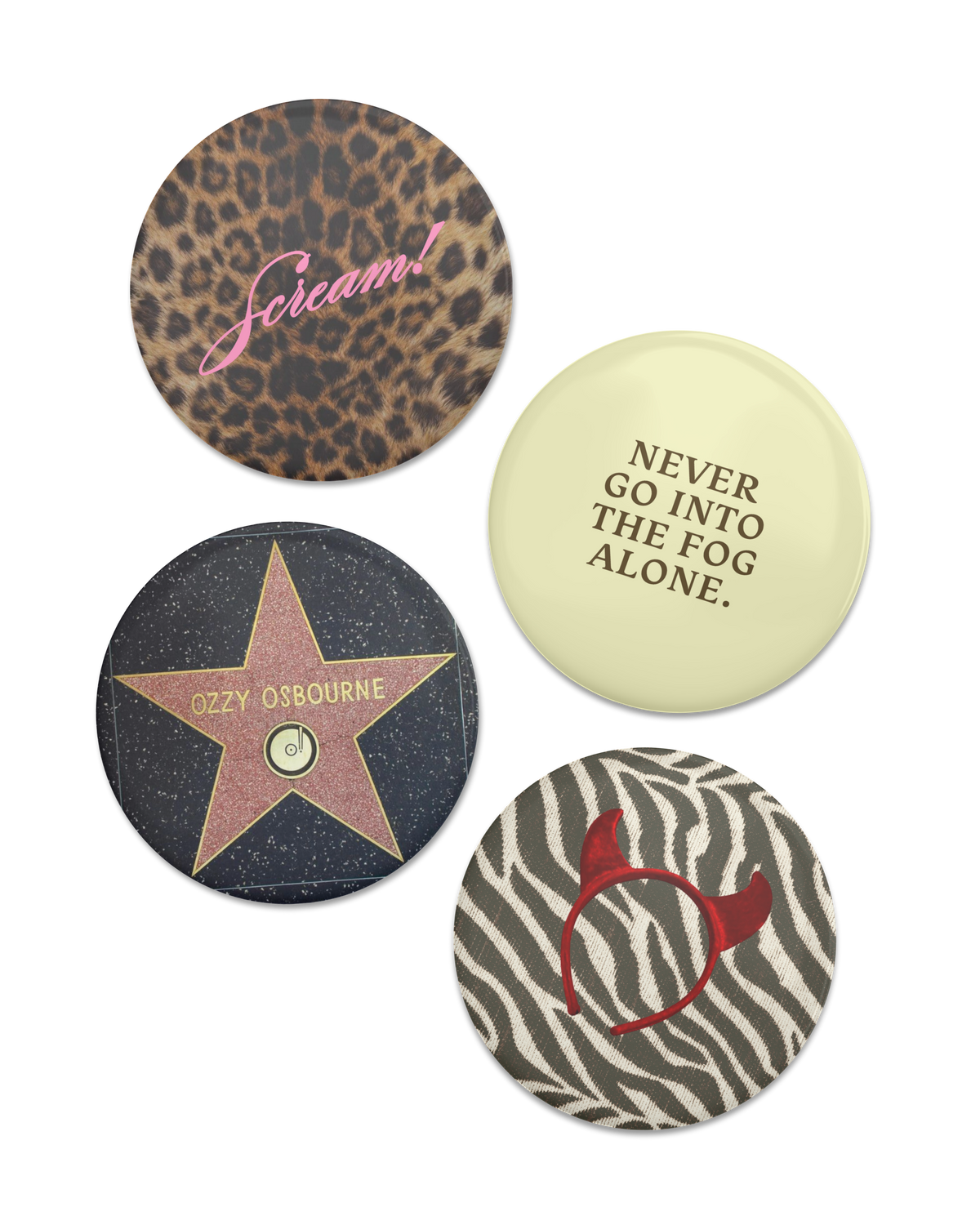 Scream 2.25" Button Pack