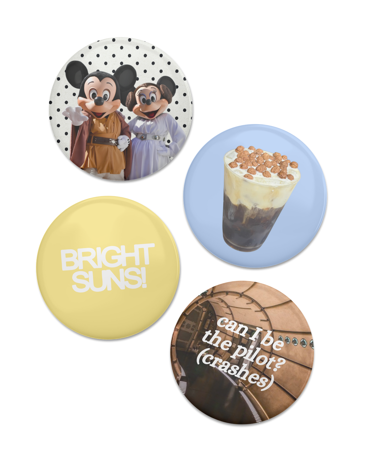 Star Ship 2.25" Button Pack